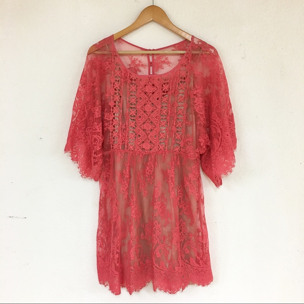 Tracy Reese Plenty Floral Lace Dress